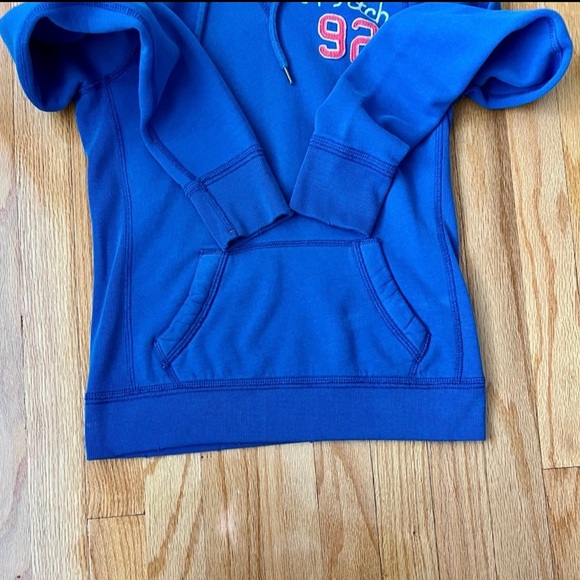 Abercrombie & fitch blue hoodie womens size Small - Picture 4 of 6